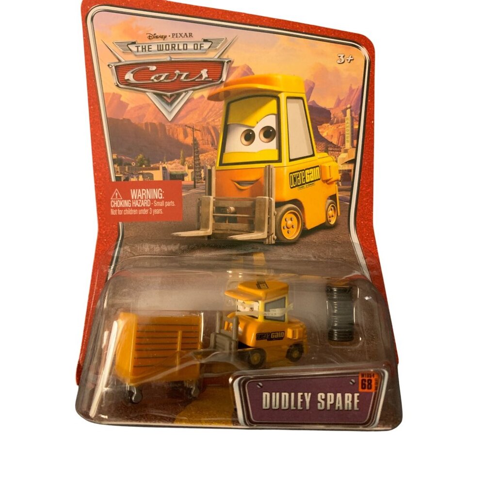 Disney Pixar Cars Dudley Spare Die-Cast Toy Vehicle - Yellow - For Ages 3+